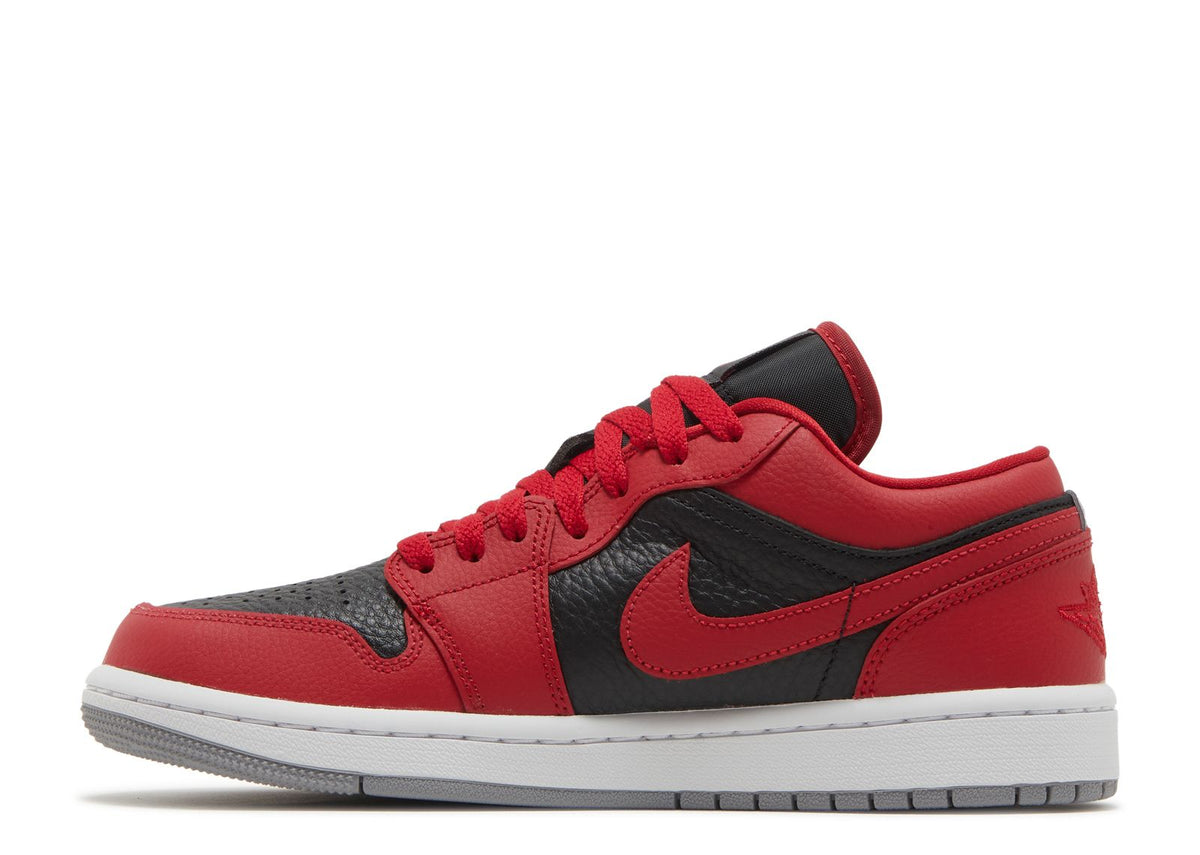 WMNS JORDAN 1 LOW SE 'SPLIT - GYM RED CEMENT GREY'