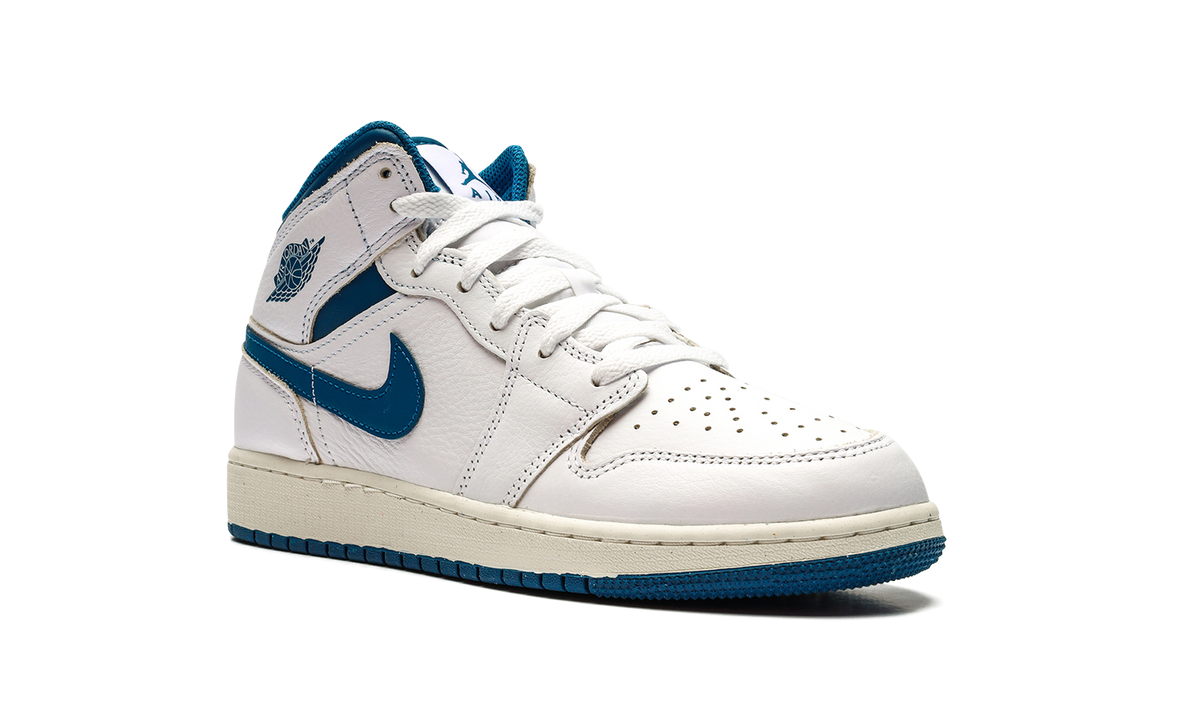 Air Jordan 1 Mid SE GS "INDUSTRIAL BLUE" FN7432 141