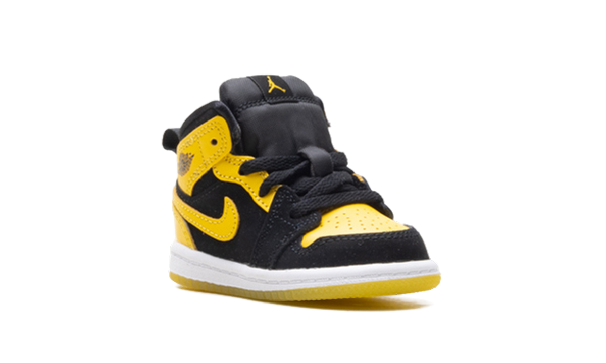 Jordan 1 Mid SE TD "Black/Varsity Maize-White" HJ5939 071