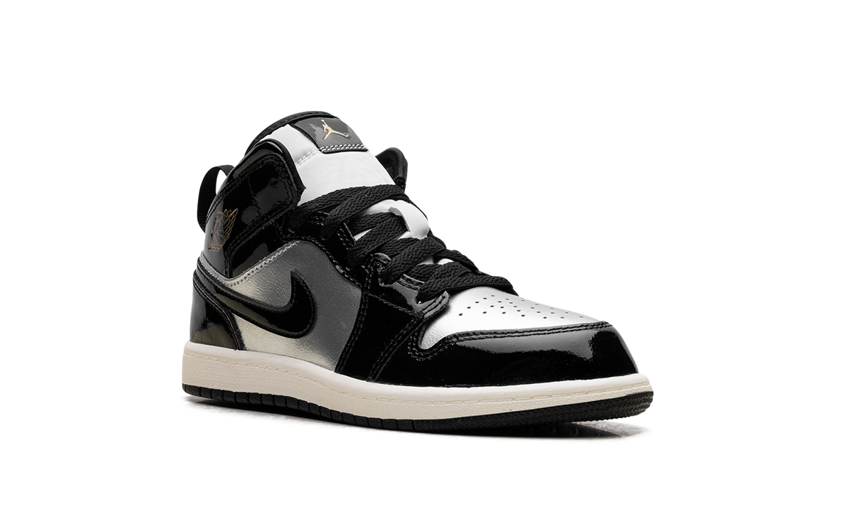 Jordan 1 Mid SE PS "Black Metallic Silver Sail Metallic Gold" FZ3937 001