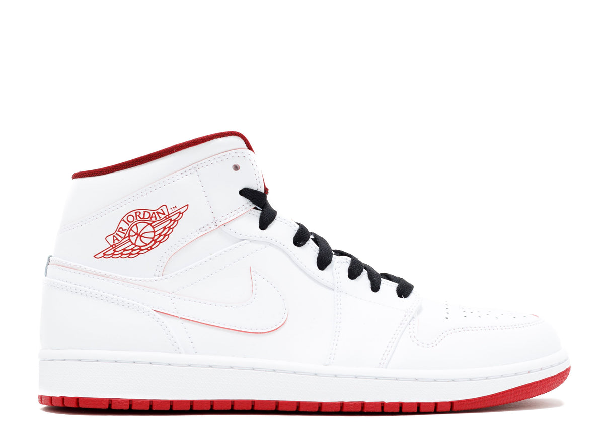 JORDAN 1 RETRO MID 'WHITE GYM RED'