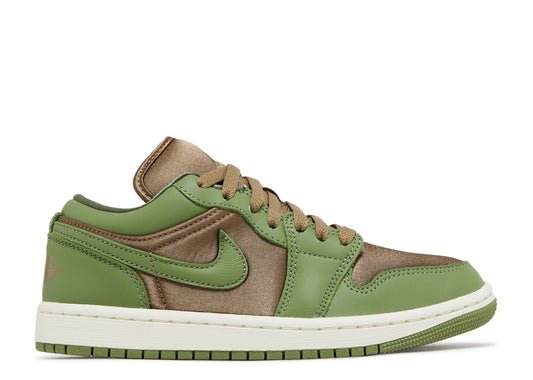 WMNS JORDAN 1 LOW SE 'OLIVE BROWN KELP'