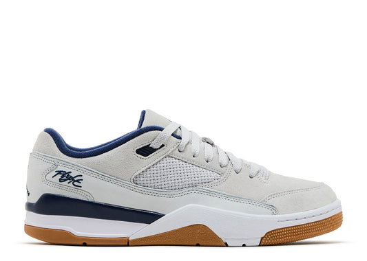 JORDAN FLIGHT COURT 'NEUTRAL GREY MIDNIGHT NAVY GUM'