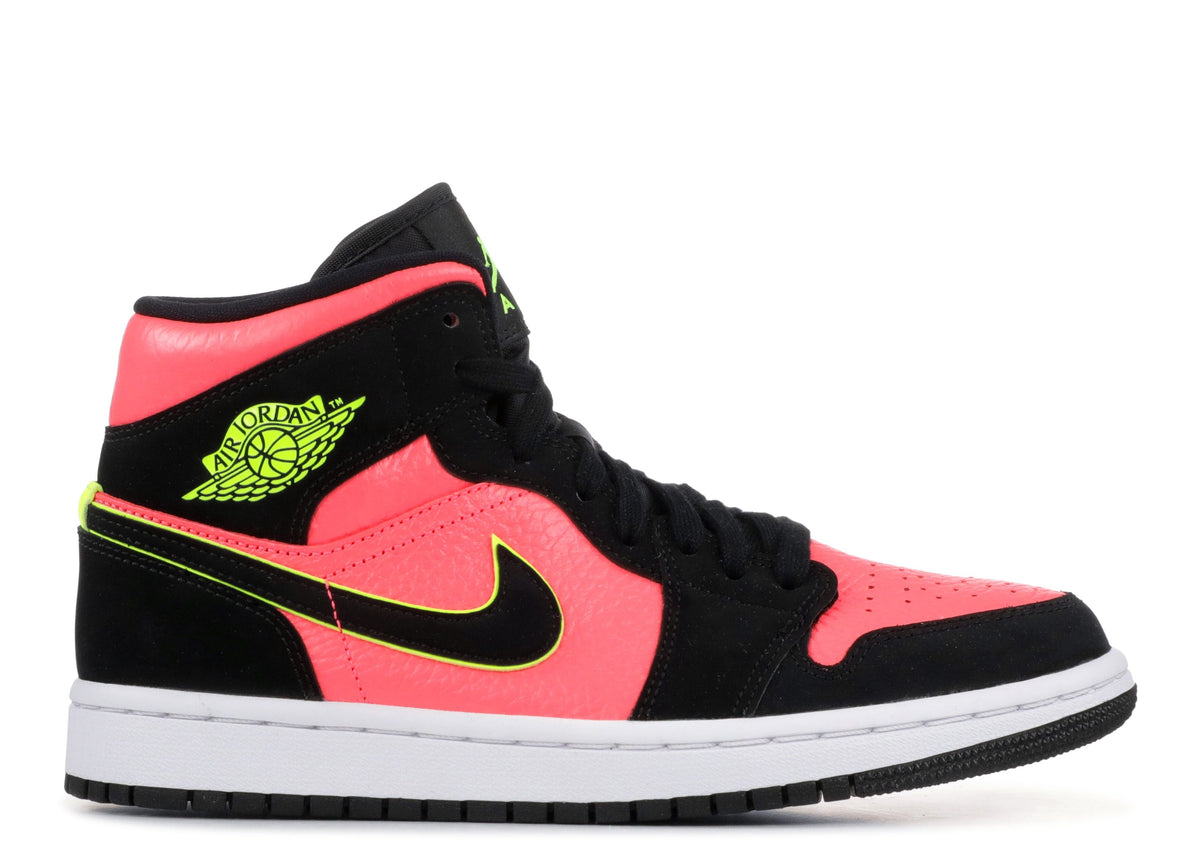 WMNS JORDAN 1 RETRO MID 'HOT PUNCH VOLT'