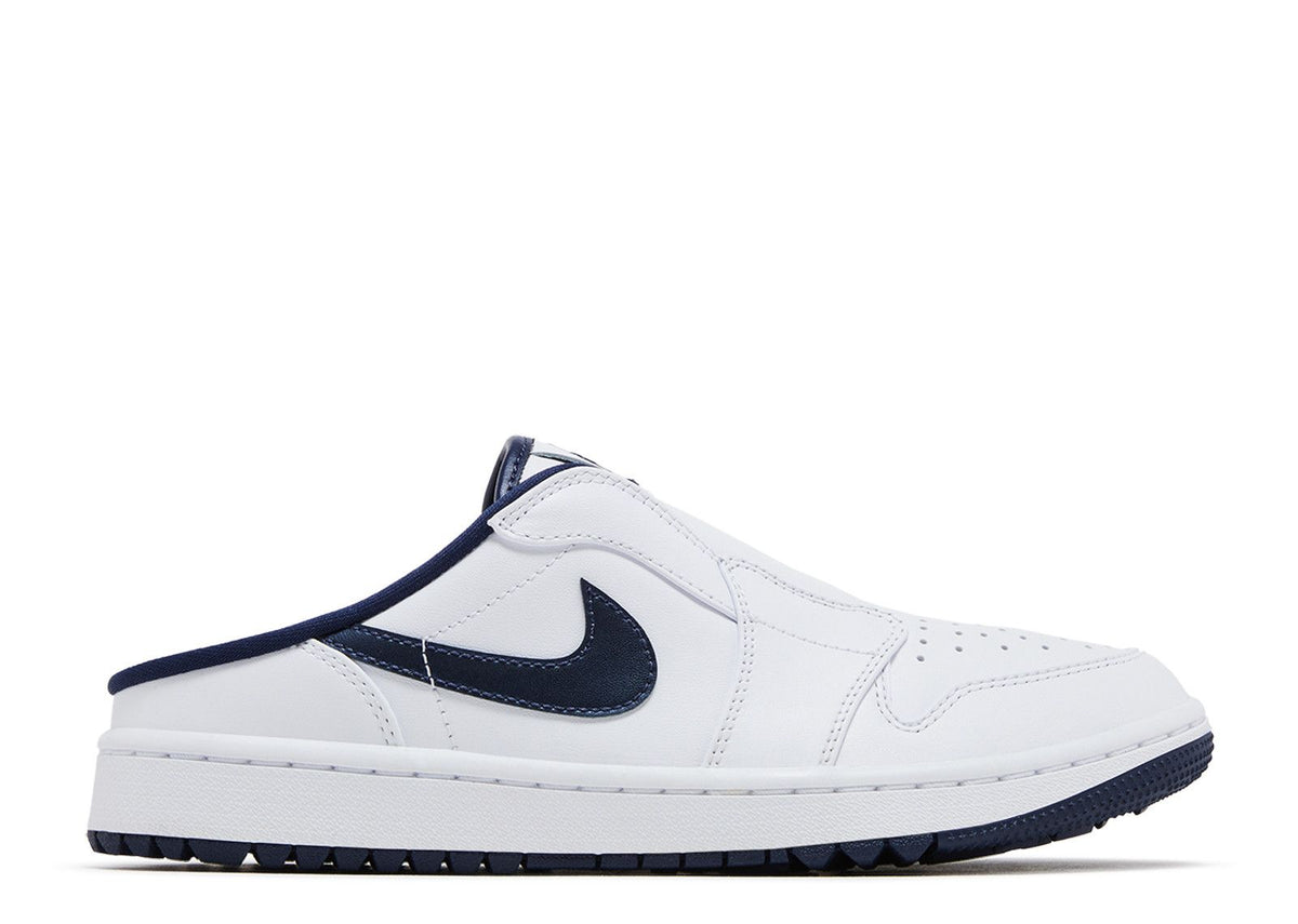 JORDAN 1 MULE GOLF 'WHITE MIDNIGHT NAVY'