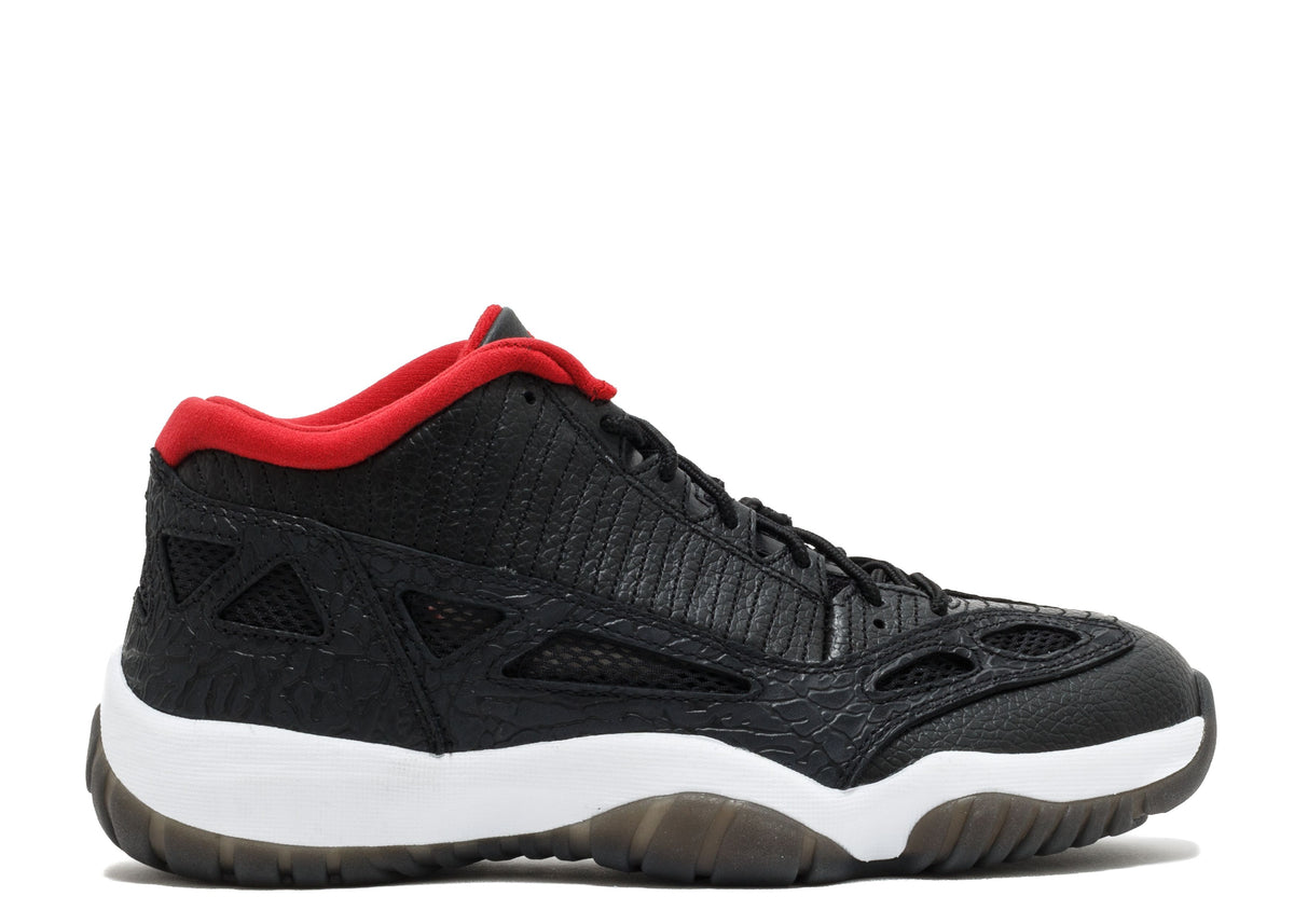 JORDAN 11 RETRO LOW IE 'BLACK CHARCOAL RED' 2011
