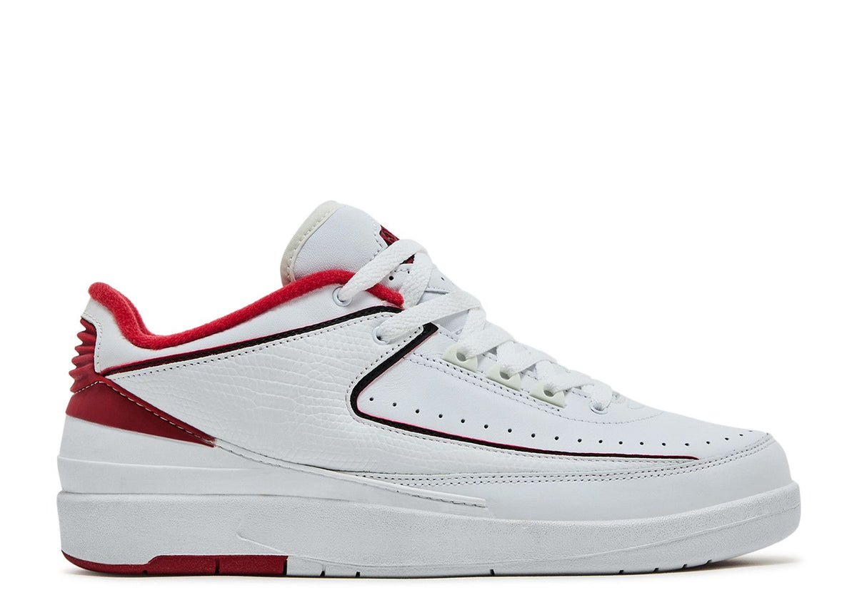 JORDAN 2 RETRO LOW 'WHITE VARSITY RED'