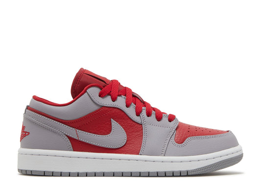 WMNS JORDAN 1 LOW SE 'SPLIT - GYM RED CEMENT GREY'