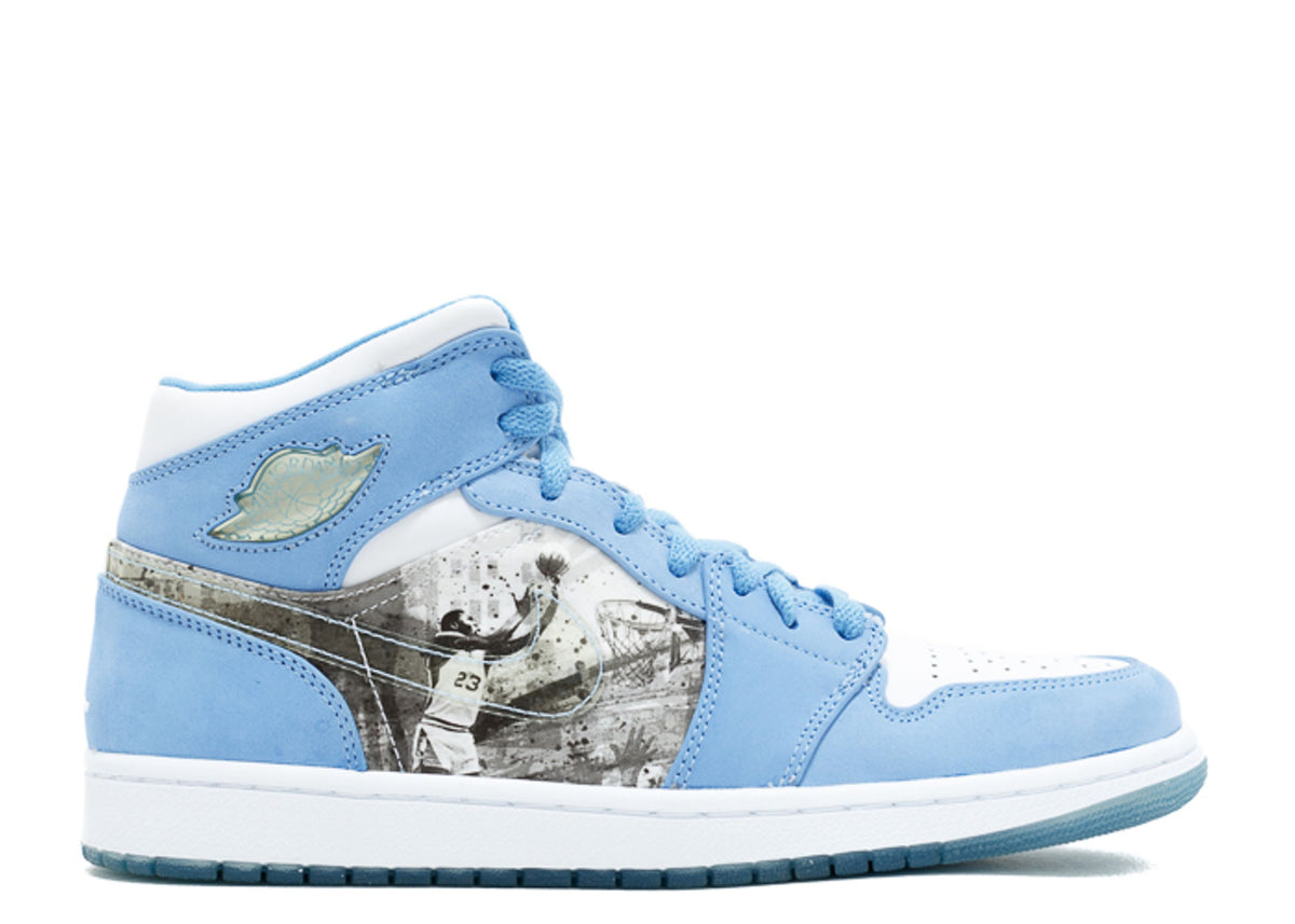JORDAN 1 RETRO ALPHA 'WHITE UNIVERSITY BLUE'