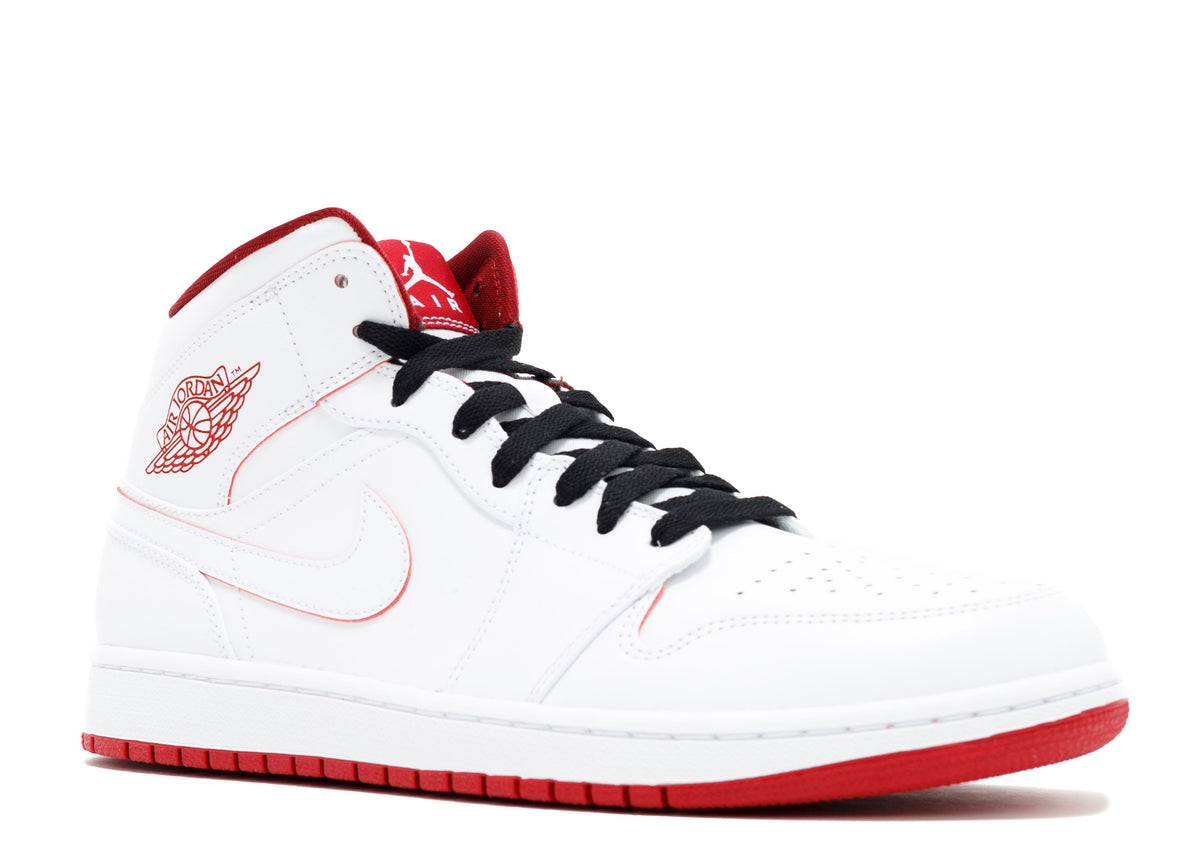 JORDAN 1 RETRO MID 'WHITE GYM RED'