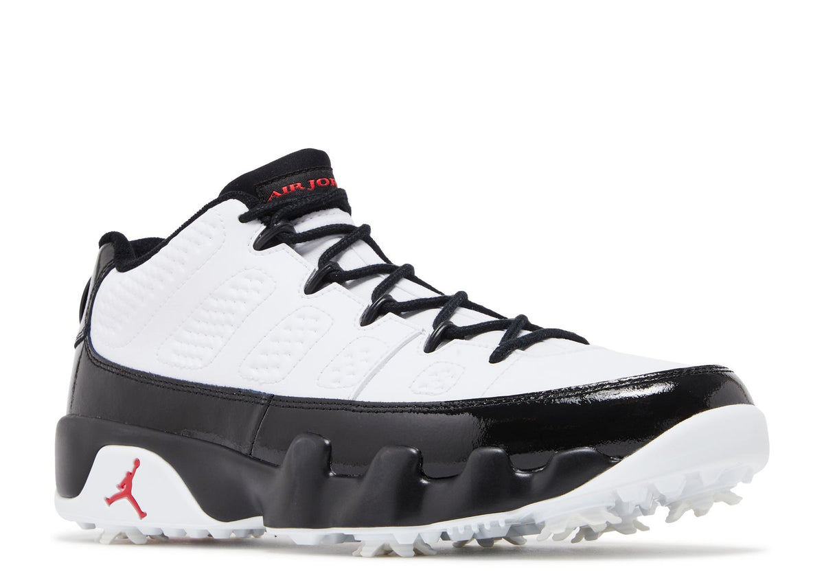 JORDAN 9 LOW GOLF 'WHITE BLACK TRUE RED'