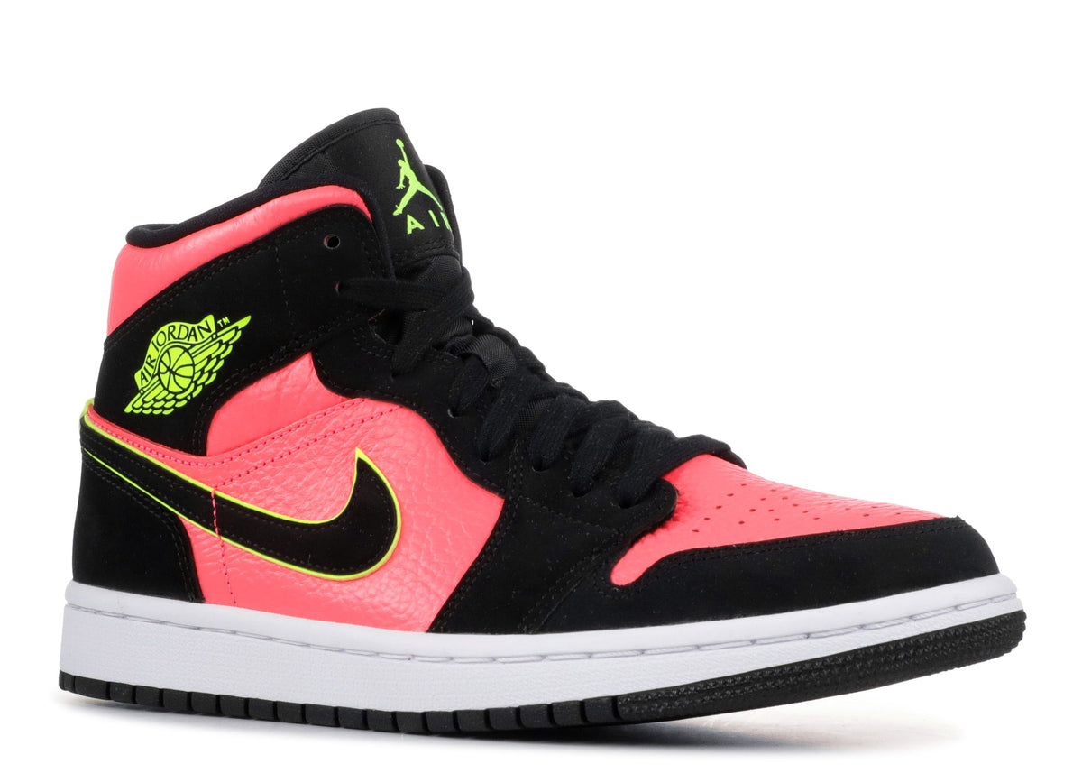 WMNS JORDAN 1 RETRO MID 'HOT PUNCH VOLT'