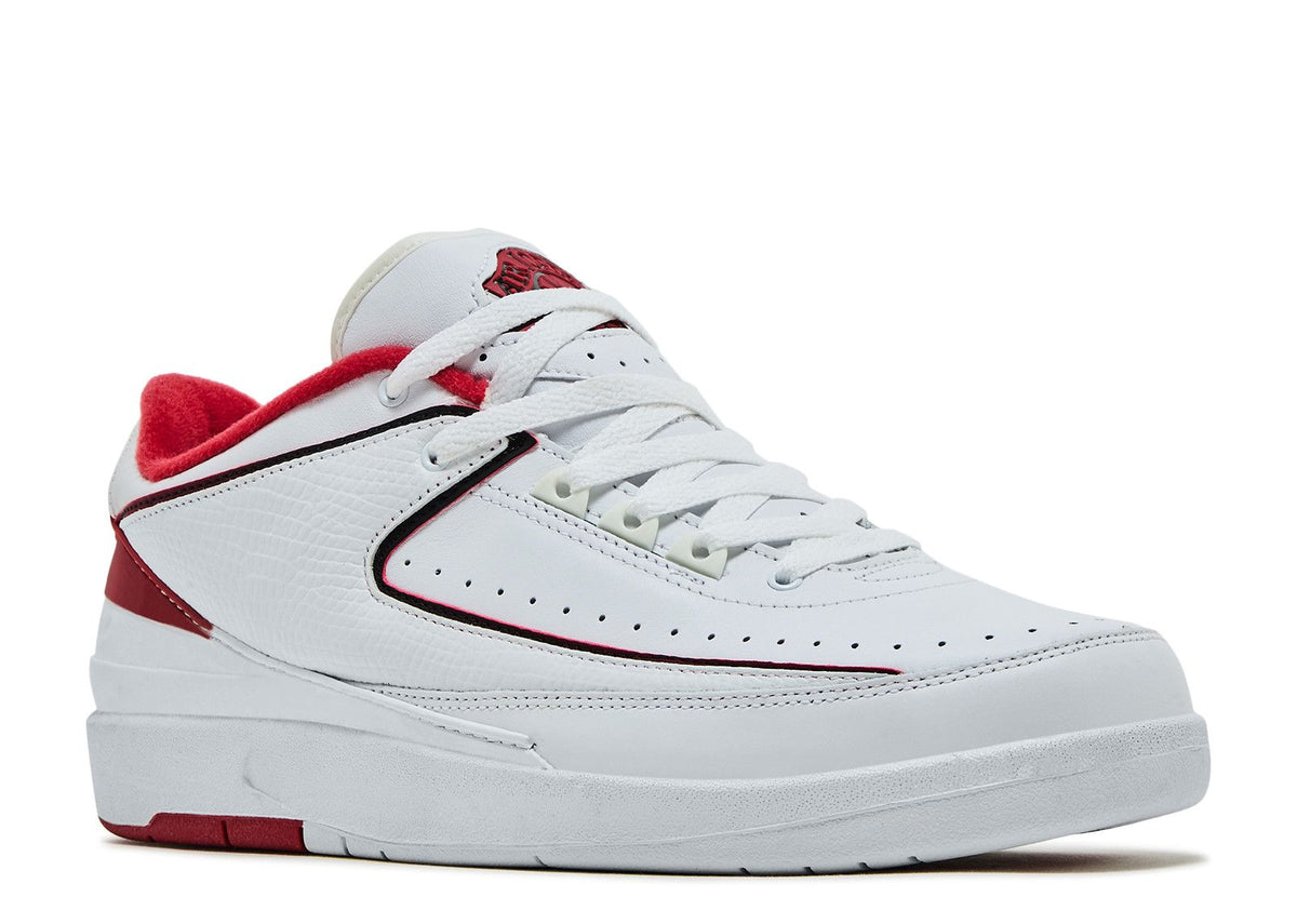 JORDAN 2 RETRO LOW 'WHITE VARSITY RED'