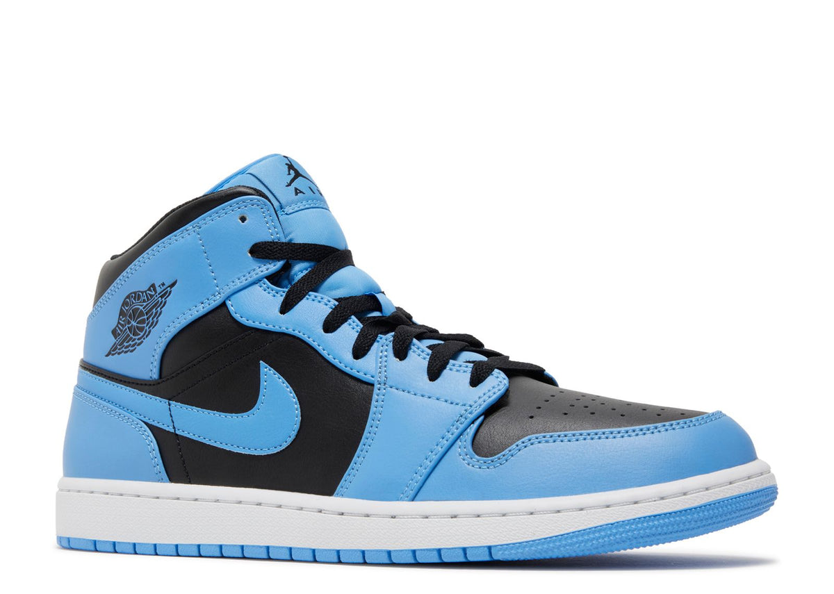 JORDAN 1 MID 'UNIVERSITY BLUE BLACK'