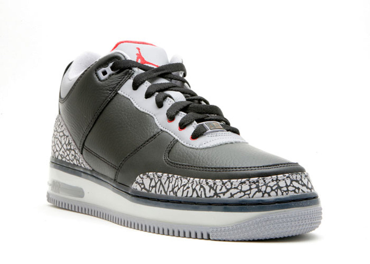 JORDAN FUSION 3 'BLACK CEMENT'