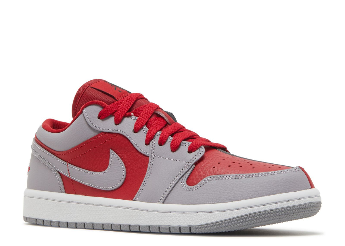 WMNS JORDAN 1 LOW SE 'SPLIT - GYM RED CEMENT GREY'