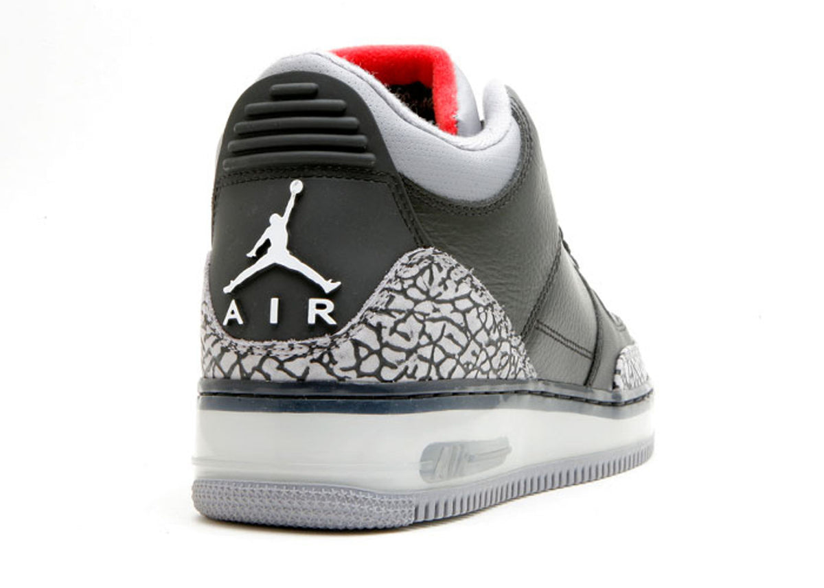 JORDAN FUSION 3 'BLACK CEMENT'