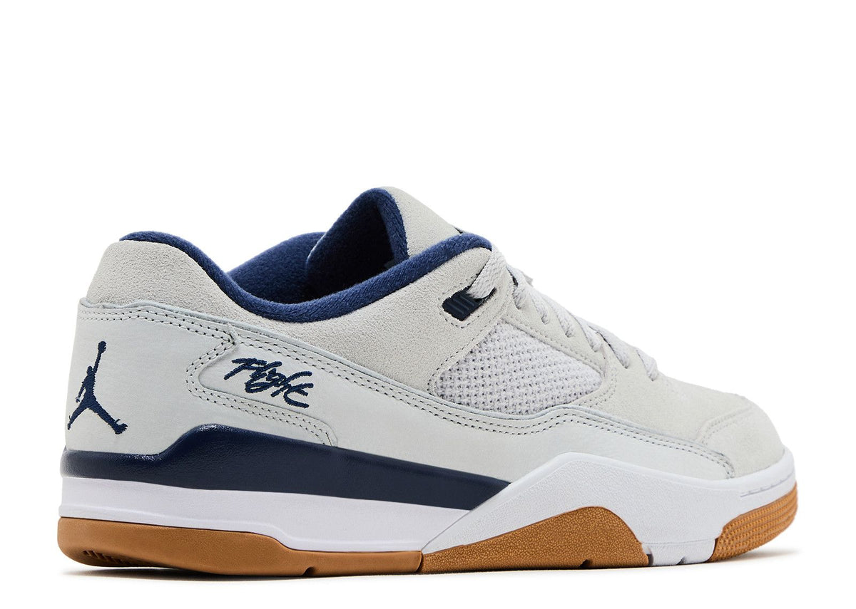 JORDAN FLIGHT COURT 'NEUTRAL GREY MIDNIGHT NAVY GUM'