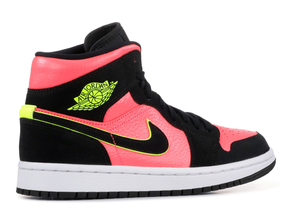WMNS JORDAN 1 RETRO MID 'HOT PUNCH VOLT'
