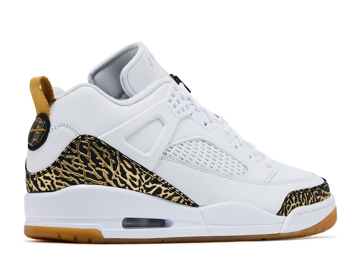 JORDAN SPIZIKE LOW 'WHITE BLACK METALLIC GOLD'