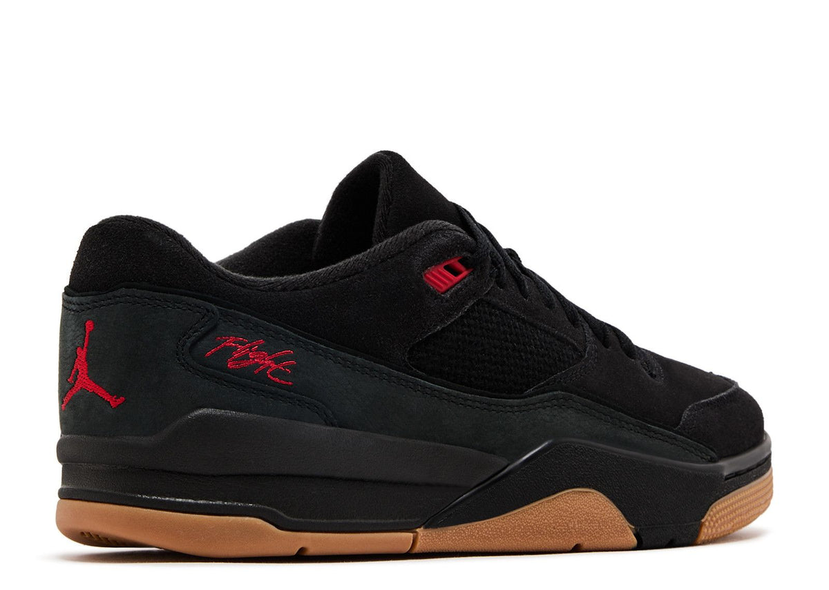 JORDAN FLIGHT COURT 'BLACK RED GUM'