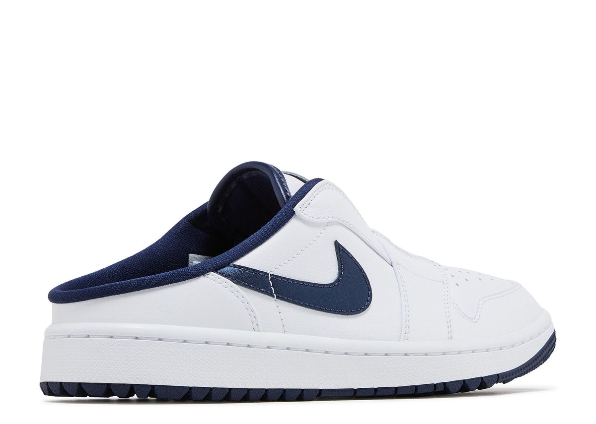 JORDAN 1 MULE GOLF 'WHITE MIDNIGHT NAVY'