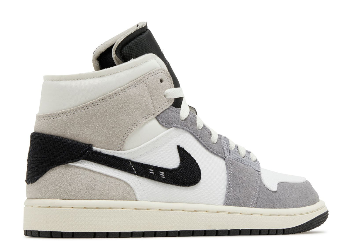 JORDAN 1 MID SE CRAFT 'INSIDE OUT - CEMENT GREY'