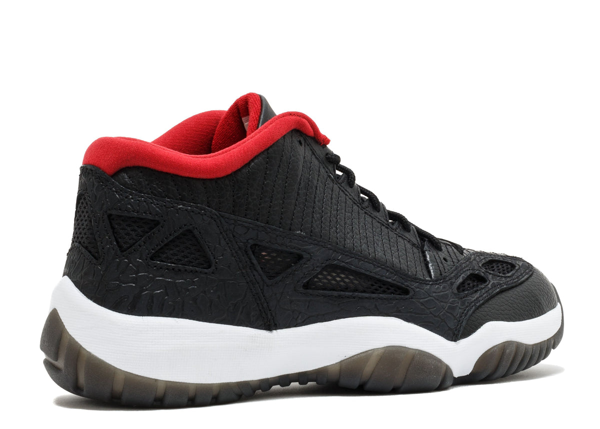 JORDAN 11 RETRO LOW IE 'BLACK CHARCOAL RED' 2011