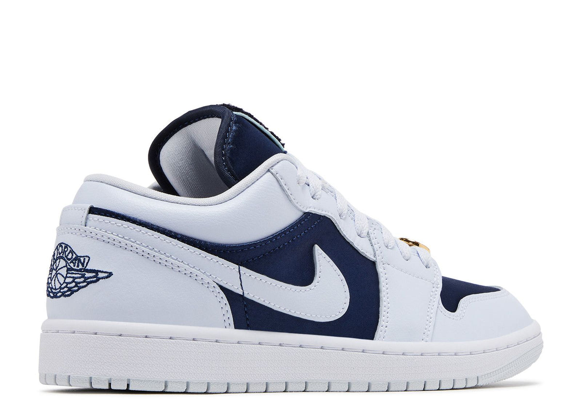 WMNS JORDAN 1 LOW SE 'MIDNIGHT NAVY GOLD CHARMS'