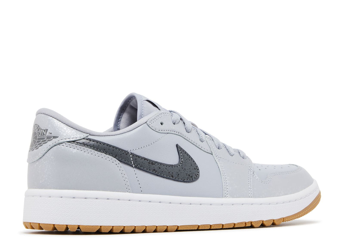 JORDAN 1 LOW GOLF 'WOLF GREY GUM'