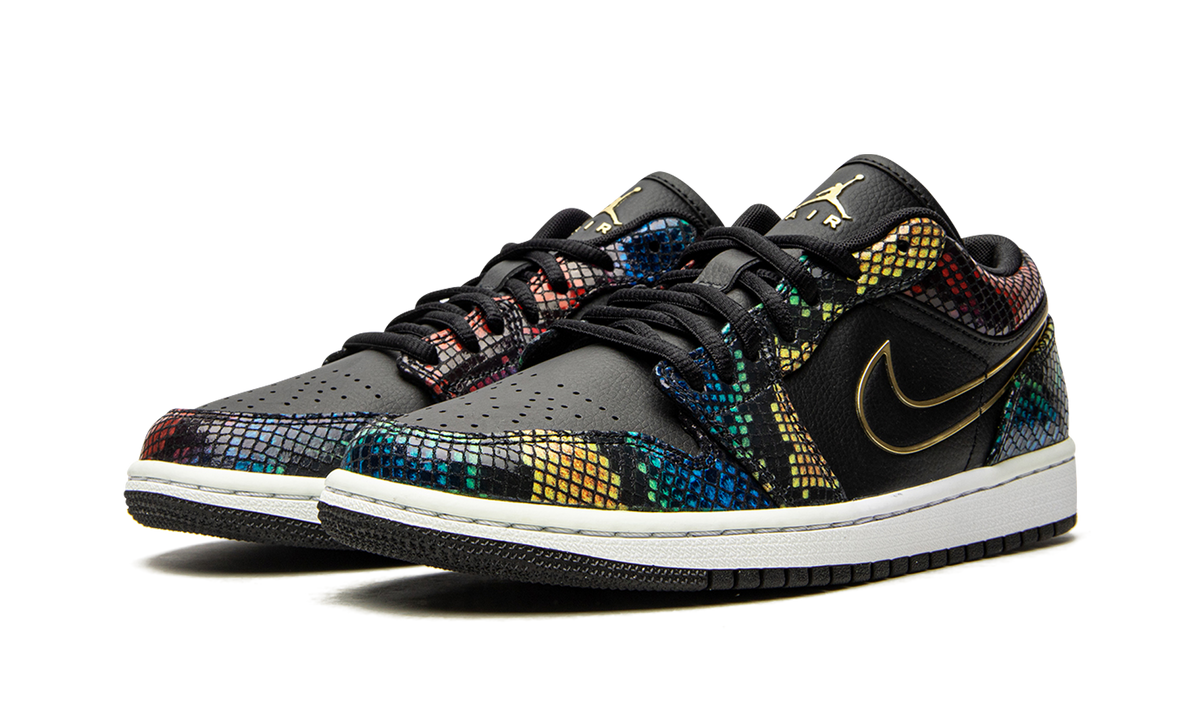Air Jordan 1 Low WMNS "Multicolor Snakeskin" CW5580 001