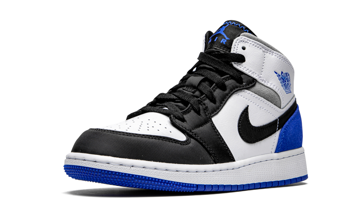 Air Jordan 1 Mid GS "Royal White" BQ6931 102