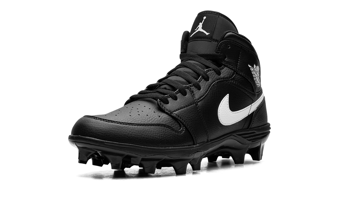 Jordan 1 Mid Cleat "Black / White" FJ6805 001