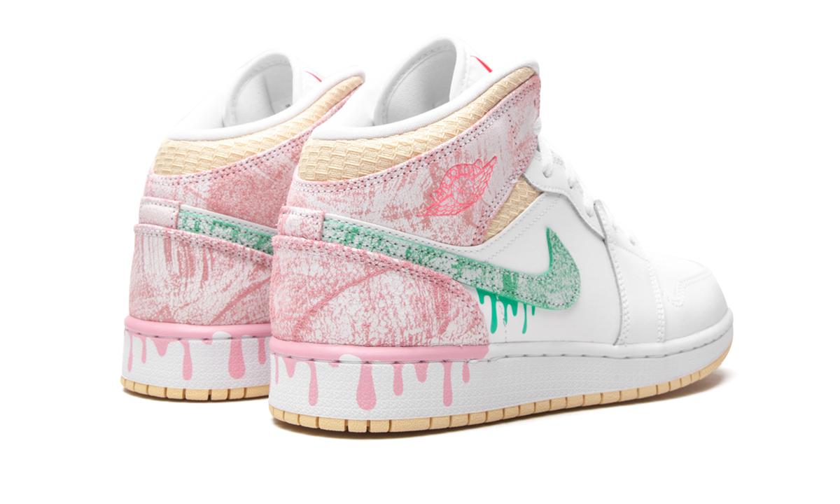 Air Jordan 1 Mid SE GS "Ice Cream" DD1666 100