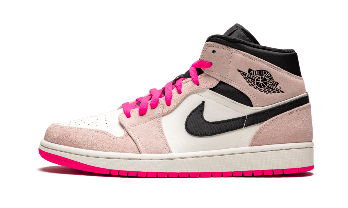Air Jordan 1 Mid SE "Crimson Tint/Hyper Pink" 852542 801