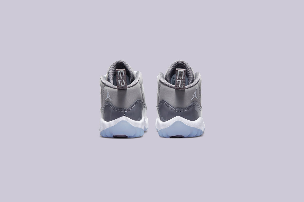 Air Jordan 11 Retro (TD) "Cool Grey" - Medium Grey/White