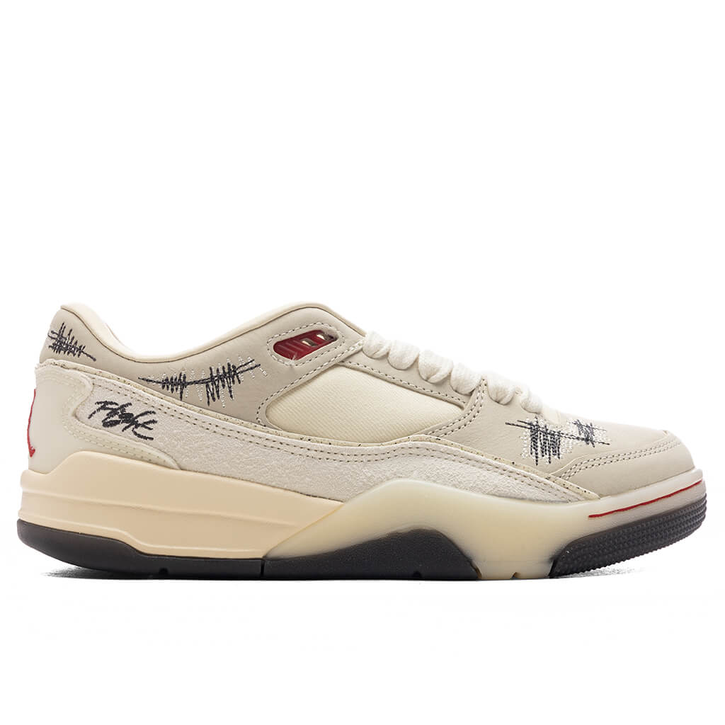 Women's Flight Court SP 'Crèpe' - Coconut Milk/Varsity Red/Muslin