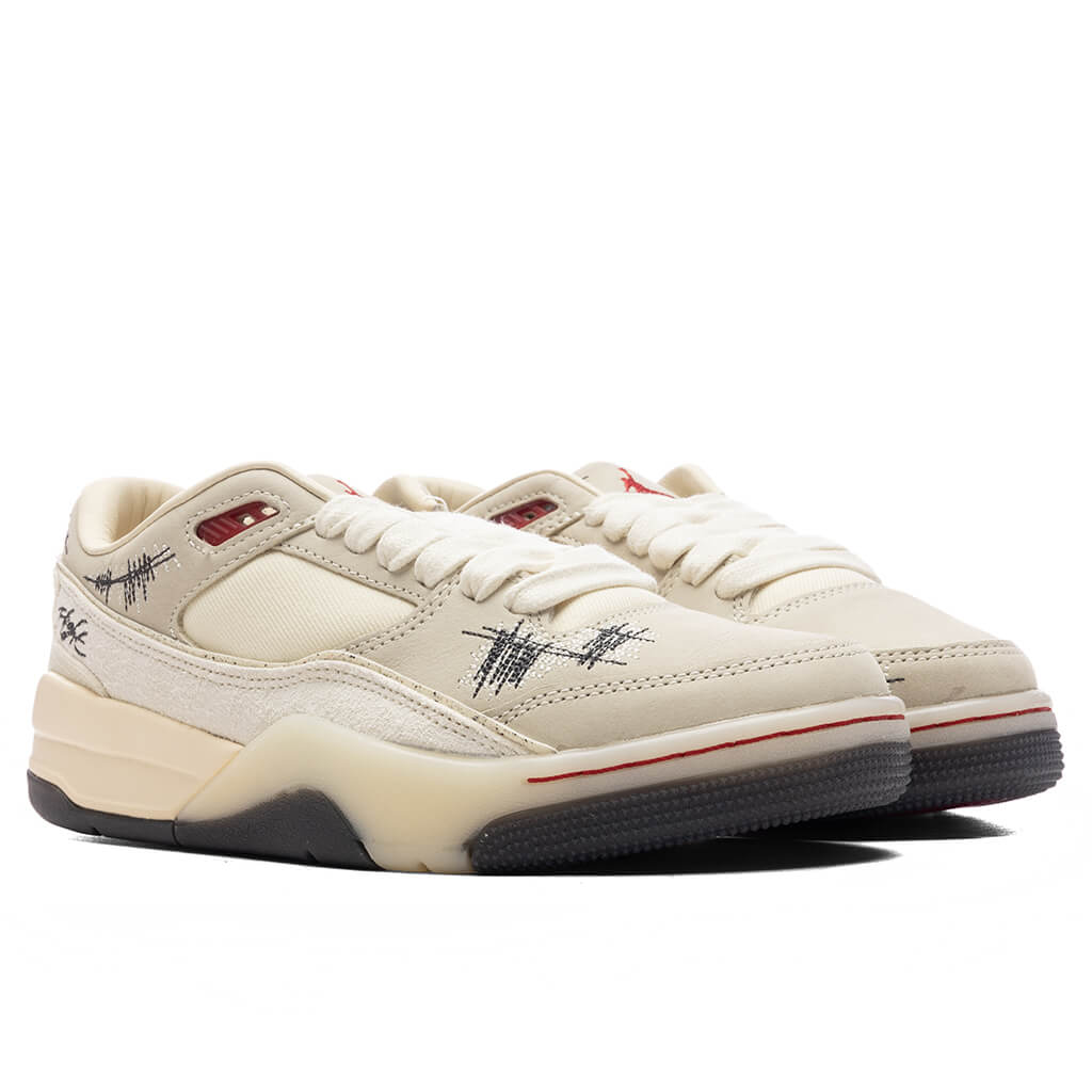 Women's Flight Court SP 'Crèpe' - Coconut Milk/Varsity Red/Muslin
