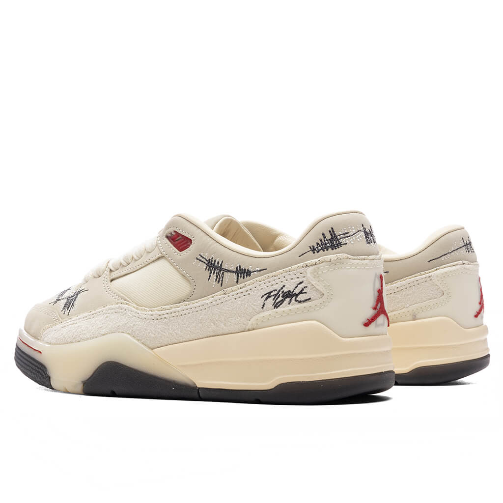 Women's Flight Court SP 'Crèpe' - Coconut Milk/Varsity Red/Muslin