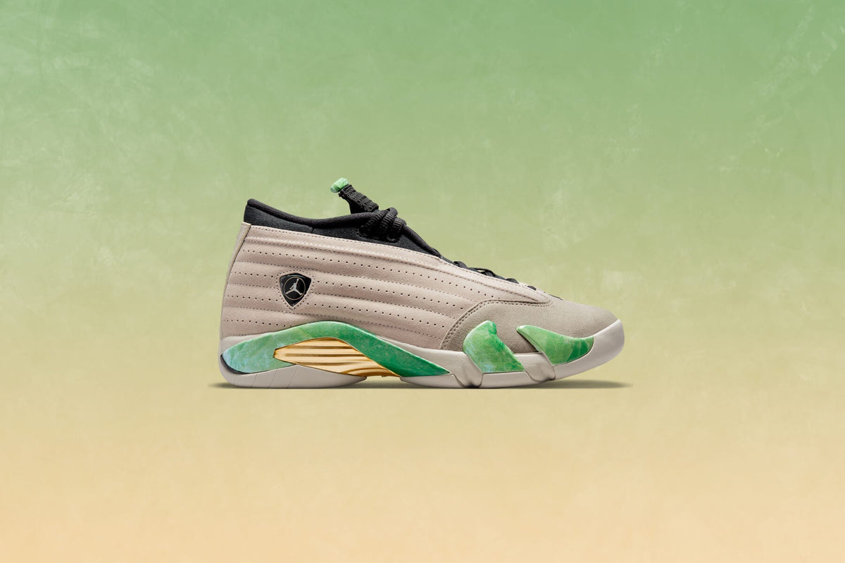 Women's 14 Retro Low SP - Light Sand/White