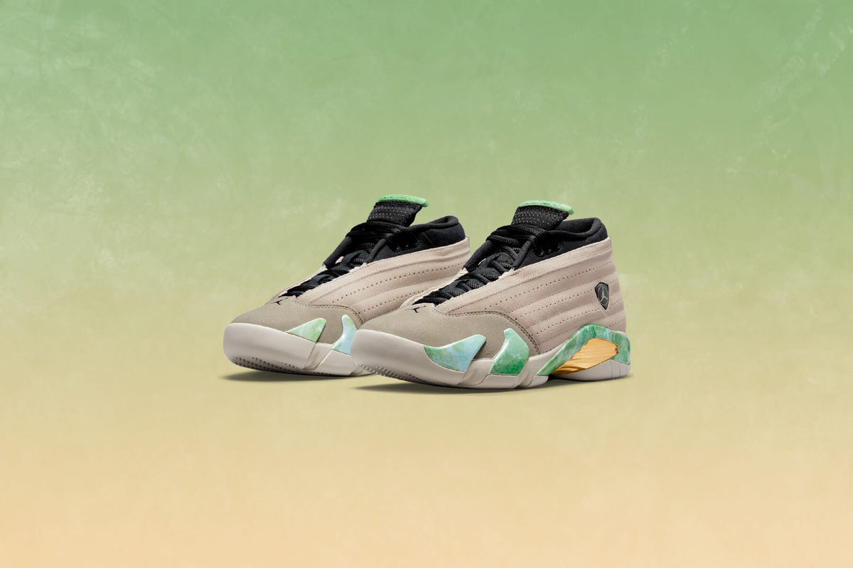 Women's 14 Retro Low SP - Light Sand/White