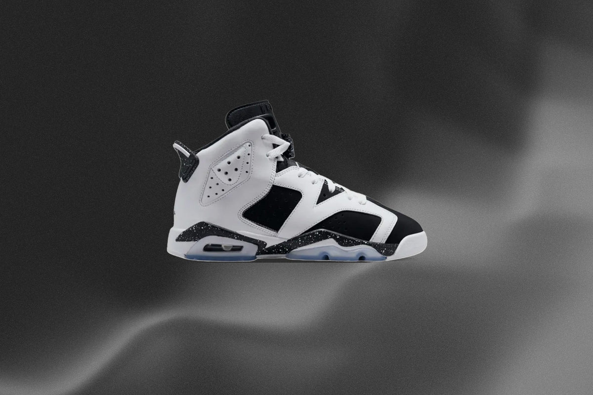 Air Jordan 6 Retro 'Oreo' (GS) - White/Black/Light Aqua