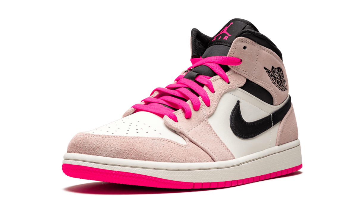 Air Jordan 1 Mid SE "Crimson Tint/Hyper Pink" 852542 801