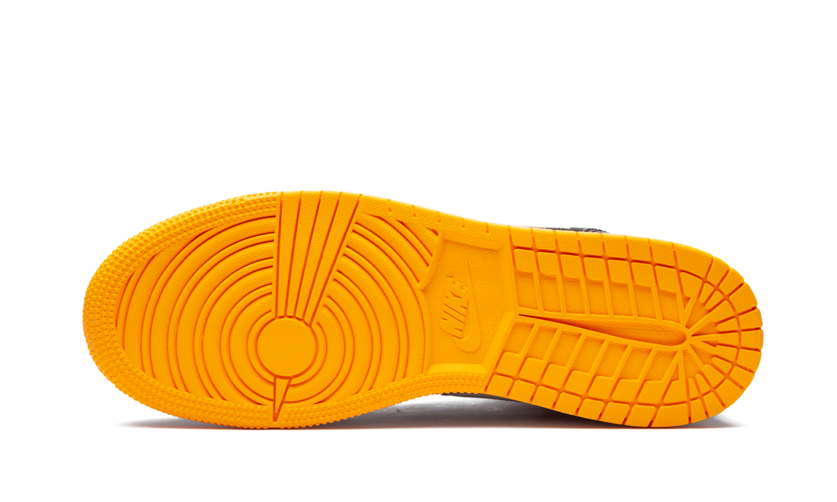 Air Jordan 1 Mid GS "Black / Laser Orange" 555112 003