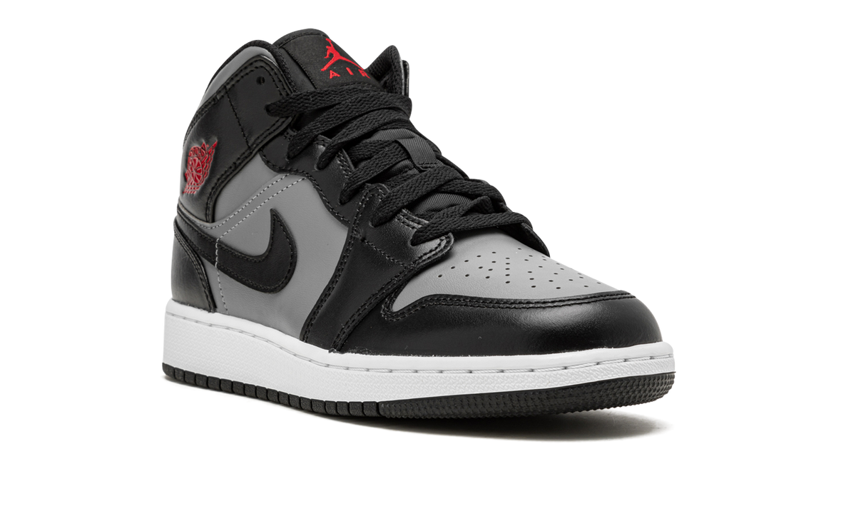 Air Jordan 1 Mid GS "Shadow / Red" 554725 096