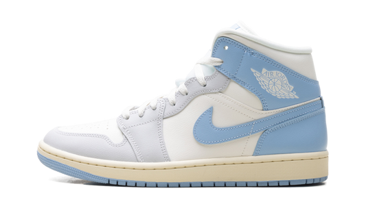 Air Jordan 1 Mid WMNS "Psychic Blue Sail Coconut Milk" BQ6472 402