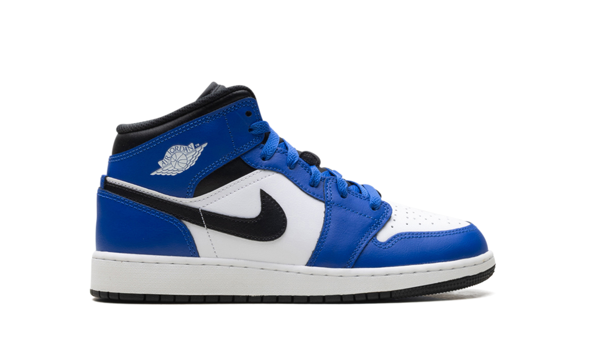 Jordan 1 Mid GS "Game Royal White Black" DQ8423 402