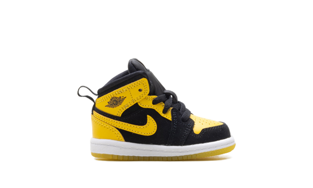 Jordan 1 Mid SE TD "Black/Varsity Maize-White" HJ5939 071