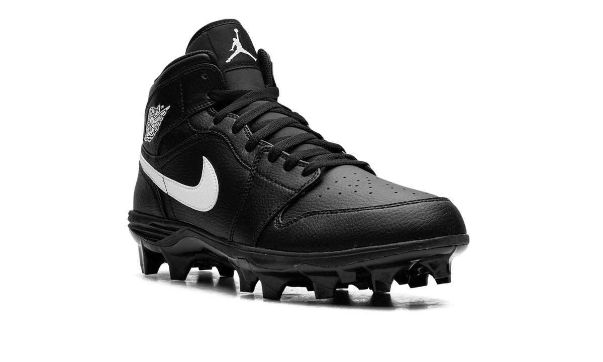 Jordan 1 Mid Cleat "Black / White" FJ6805 001