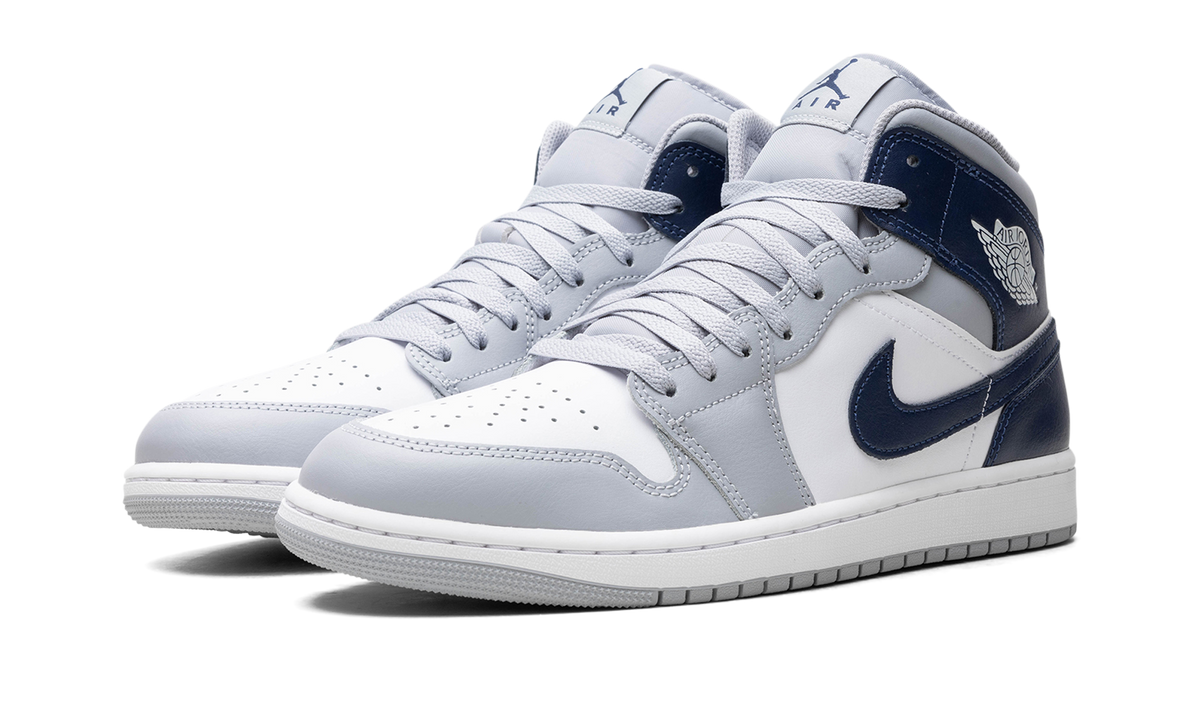 Air Jordan 1 Mid "Wolf Grey Midnight Navy" DQ8426 104